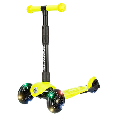 Самокат трехколесный складной светящиеся колеса Slider Stile1Y 1